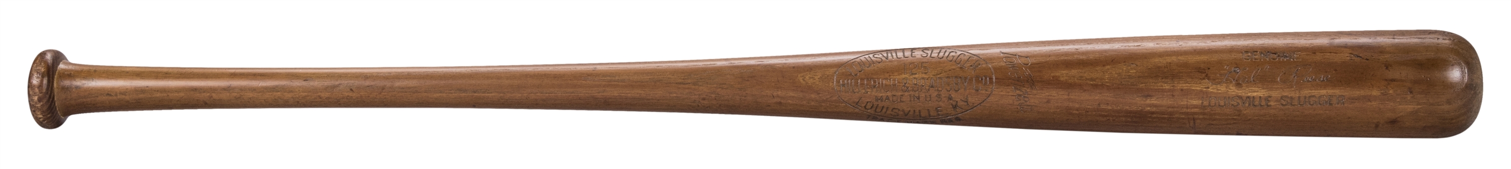 1949 Hal "Pee Wee" Reese Game Used Hillerich & Bradsby M117 Model Bat (PSA/DNA GU 8.5)